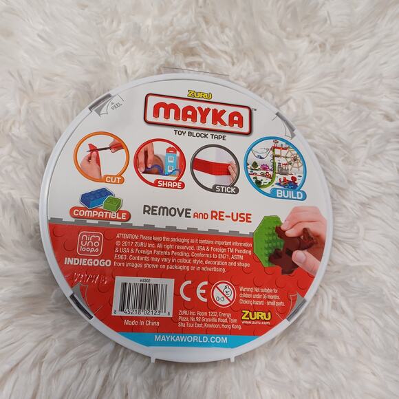 Bundle 2 Toy Block Tape Set of 2 Black, 2 Stud 2M/6.5 - Picture 4 of 4